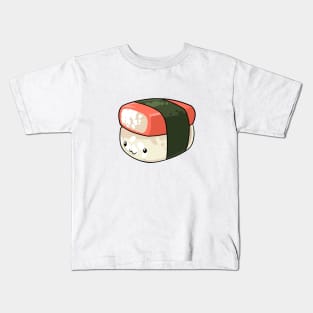 Kawaii food sushi (crab nigiri) Japanese style Kids T-Shirt